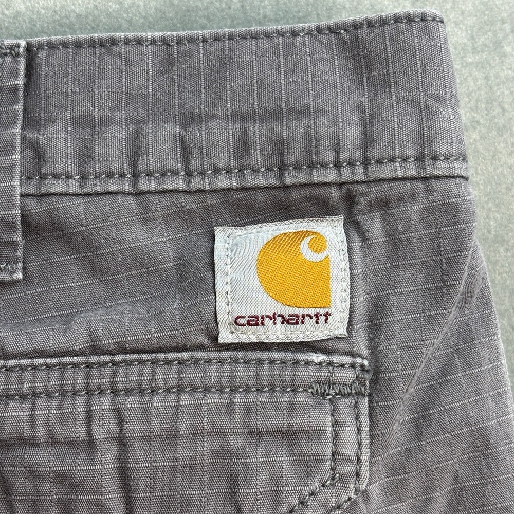Carhartt Force Tappen Cargo Pant Grey Comfort‎ Y2K Relaxed Fit 101148 Men 36x30 - Picture 10 of 14